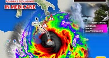 Meteo, Sud nel mirino del ciclone mediterraneo: rischio alluvioni