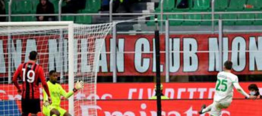 Milan-Sassuolo 1-3, rossoneri k.o. e Napoli può scappare