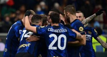 Inter-Cagliari 4-0, poker e nerazzurri primi in classifica