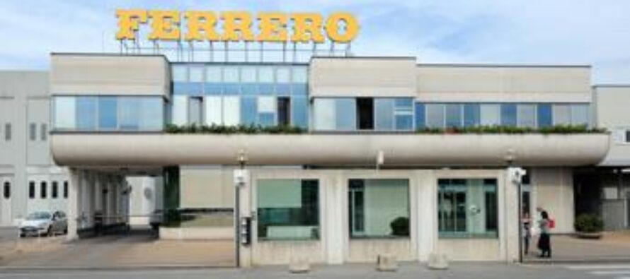 Ferrero chiude bilancio 2021 con fatturato di 12,7mld, + 3,4%