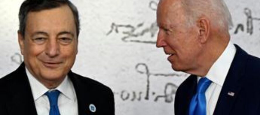 Ucraina-Russia, Draghi martedì a Washington da Biden