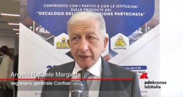 Confsal, Margiotta: “Lavoro come progetto di vita e non di morte”
